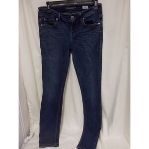 Level 99 Liza Skinny Jeans Womens 28 Dark Wash Blue Stretch Denim Mid Rise